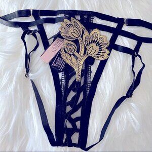 Victoria's secret very sexy band of‎ lovers bikini Strappy gold panty